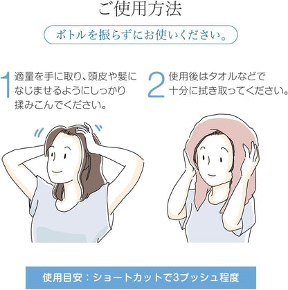 免水沖洗髮泡沫 (日本製造)