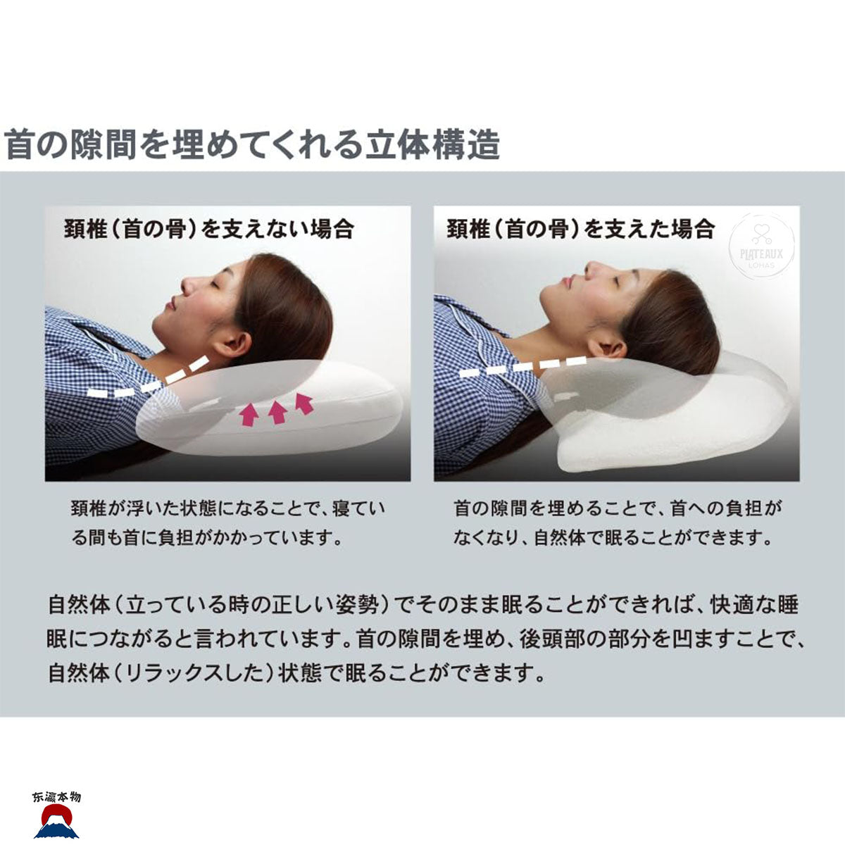 Alphax人體工學睡姿枕 | 適合仰睡及側睡